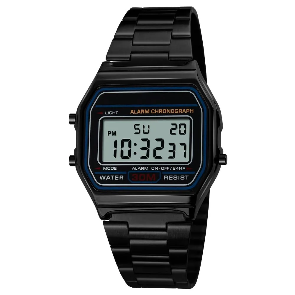 VIGOROSO Vintage Waterproof Digital Watches for Men Wrist Watches for Women